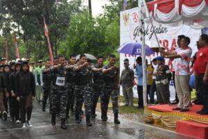 PRAJURIT LANAL BINTAN TURUT SERTA GERAK JALAN TRI LOMBA JUANG