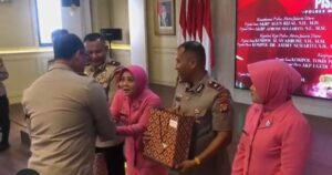 Polres Metro Jakarta Utara Gelar Acara Pisah Sambut Pejabat Lama dan Pejabat Baru 