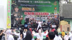 Fun Bike Ceria & Senam Sehat Bersama Rindam V Brawijaya 