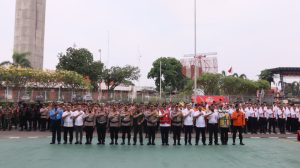 Apel Gabungan Polres Bandara Soetta, Pam Kunjungan Paus Fransiskus dan Kedatangan Delegasi International Sustainability Forum ISF