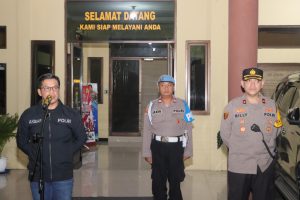 Arahan Dan Pengecekan Patroli Skala Sedang untuk Jaga Kamtibmas