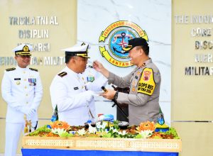 KAPOLRES PELABUHAN BELAWAN BERI KEJUTAN DI LANTAMAL I 