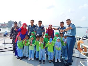 LANAL BINTAN BUKA OPEN SHIPMENT UNTUK PARA SISWA BESERTA GURU TK DAN SD