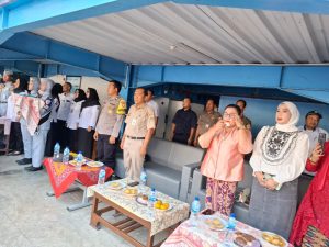 Bhabinkamtibmas Pulau Tidung Hadiri Pelantikan 145 Taruna-Taruni SMKN 61 Jakarta Angkatan XVII Tahun 2024