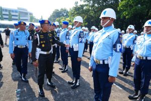 Danpuspom TNI Pimpin Apel Gelar Personel dan Materiil POM TNI Dalam Rangka HUT Ke-79 TNI Tahun 2024