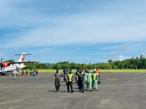 DANLANAL SIMEULUE HADIRI PENYAMBUTAN PANGDAM ISKANDAR MUDA