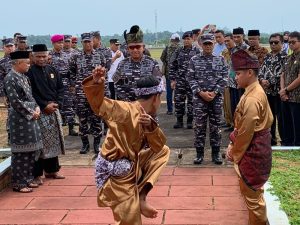 Danlanal Dabo Singkep Sambut Kunjungan Kerja Panglima Koarmada I