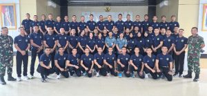 LANTAMAL I LEPAS KEBERANGKATAN CASIS BINTARA PK TNI AL GELOMBANG II TA. 2024 SELEKSI TINGKAT PUSAT