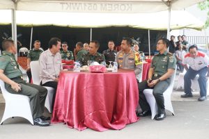 Perkuat Persaudaraan, Kapolres Metro Bekasi Hadiri Bakti Sosial dalam Rangka HUT TNI ke-79 dan Dexa ke-55