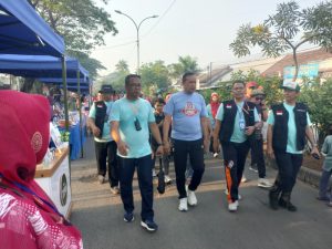 PENGAMANAN KAMPANYE TERBUKA TATAP MUKA DAN SOSIALISASI PEMILIHAN WALIKOTA-WAKIL WALIKOTA NO URUT 03 DI WILAYAH HUKUM POLSEK BANTARGEBANG