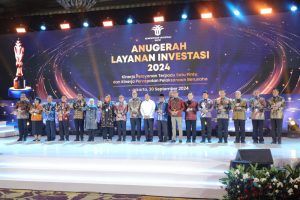 Kemhan RI Raih Terbaik Pertama Pada Penghargaan Anugerah Layanan Investasi 2024