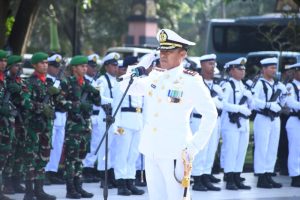 Jajaran TNI Tanjung Balai Asahan Bersama Forkopimda Ziarah Nasional HUT TNI Ke-79