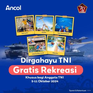 Apresiasi Ancol Taman Impian Dalam Memperingati Ulang Tahun TNI Ke-79