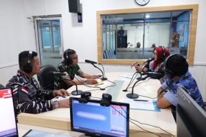 Meriahkan HUT Ke-79 TNI, Danlanal Dumai Hadir Sebagai Narasumber Dialog Interaktif di RRI Pekanbaru