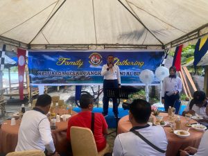 Lanal Bintan Gelar Family Ghatering di Pantai Trikora