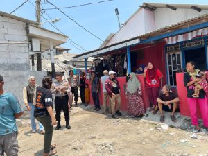 Polsek Kepulauan Seribu Utara Amankan Kampanye Tim Pemenangan Calon Gubernur No 2 di Pulau Kelapa