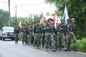 Danlanal TBA Resmi Tutup OJT Prajurit Remaja, Selesaikan Long March Dari Posal Ke Posal