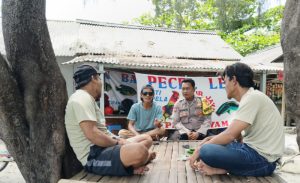 Bhabinkamtibmas Pulau Pari Gelar Sambang Cooling System, Tingkatkan Sinergi Jelang Pilkada 2024