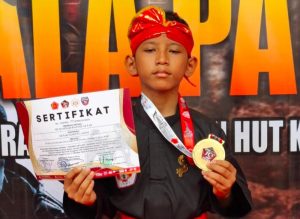 Padepokan Pencak Silat Sepak Goreng Asem (SGA) Raih Medali Emas Nasional Piala Panglima TNI HUT Ke-79 2024