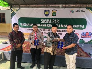 Sosialisasi Pencegahan Kenakalan Remaja dan Penyalahgunaan Narkoba di MTs Tarbiyatul Fallah, Bantargebang