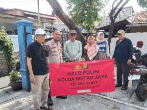 Bhabinkamtibmas Kelurahan Manggarai Selatan Gelar Kegiatan Halo Polisi di RW. 07 Jl. Sawo IV