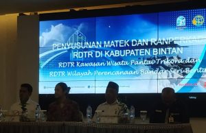 Lanal Bintan Hadiri Acara Konsultasi Publik Penyusunan Rencana Detail Tata Ruang di Bintan