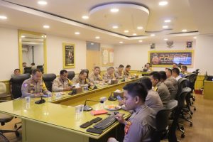 Zoom Meeting Polres Metro dalam Rangka Pelatihan Olah Strategi Persiapan Operasi Mantap Praja Jaya 2024