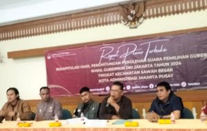 Pembukaan Rapat Pleno Rekapitulasi Suara Pilgub DKI Jakarta 2024 Tingkat Kecamatan Sawah Besar Berlangsung Lancar