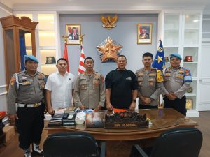 Kapolsek Kelapa Gading Kunjungan Kerja ke Puspomal TNI AL dalam Rangka Jalin Silahturahmi dan Koordinasi