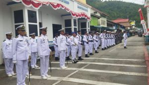 Semangat Membara Prajurit Lanal Tarempa Dalam Upacara Hari Armada RI Tahun 2024 