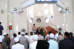 Polres Metro Jakarta Utara Gelar Jum’at Curhat di Masjid Ash Shalihin