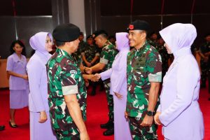 Panglima TNI Terima Laporan Korps Kenaikan Pangkat 16 Perwira Tinggi TNI