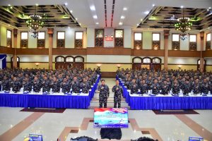 Danlanal Bintan Turut Hadir Pada Apel Komandan Satuan (AKS) di Surabaya