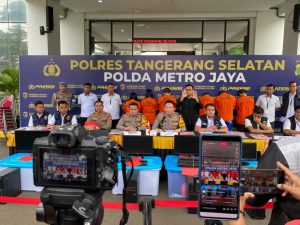 Ungkap Kasus Judi Online (Judol) Jaringan Internasional, Polres Tangsel Amankan 7 Tersangka