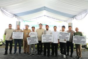 Gugus Tugas Ketahanan Pangan Polri Tanam Padi Serentak, Cetak 10 Ribu Hektare Sawah 