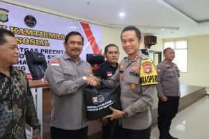 Polres Metro Bekasi Kota Gelar Silaturahmi dan Bhakti Sosial untuk Dukung Operasi Nusantara Colling System