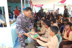 Peresmian Kampung Bahari Nusantara, Makan Bergizi Gratis, Bakti Kesehatan, dan Bakti Sosial dalam rangka Hari Armada 2024 di Lanal Bengkulu