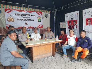 Polsek Koja Laksanakan Program Rembug Warga untuk Ciptakan Keamanan Wilayah Menjelang Akhir Tahun