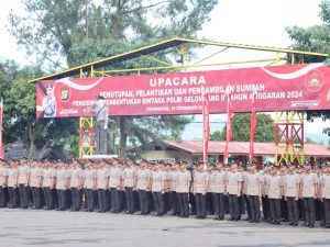 Wakapolda Metro Jaya Pimpin Penutupan Pendidikan dan Pelantikan Bintara Polri Gelombang II TA 2024