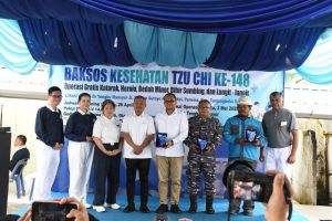 Lanal TBA Dukung Kesehatan Masyarakat Lewat Bhaksos TZU CHI Ke-148