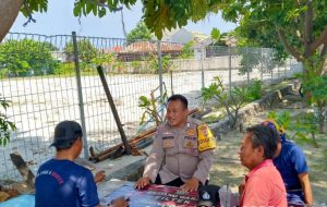 Bhabinkamtibmas Pulau Pramuka Sambangi Tokoh Masyarakat, Perkuat Sinergi Tangkal Premanisme